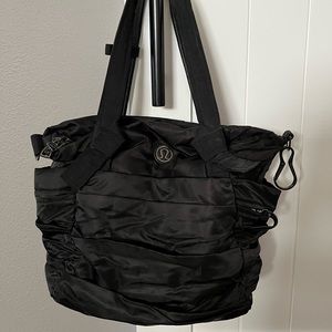 Lululemon black nylon bag